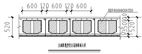 空心樓蓋應用剖面圖